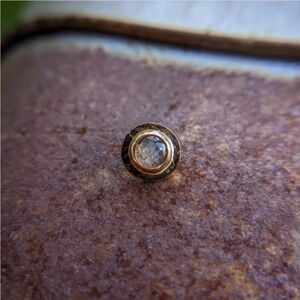 New High Noon Handmade threaded end in rose gold w rainbow lattice sunstone⚡️✨🤩